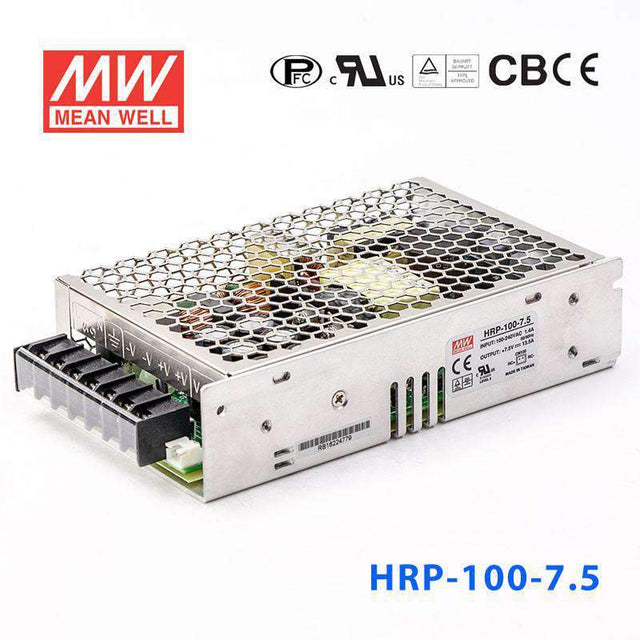 Mean Well HRP-100-7.5  Power Supply 101.3W 7.5V