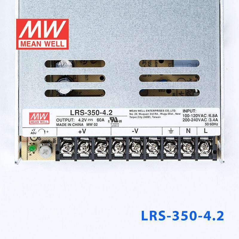 Mean Well LRS-350-4.2 Power Supply 350W4.2V - PHOTO 2