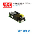 Mean Well LOP-300-54 300W 4"×2" Low Profile Open Frame Power Supply 54V 3.4A