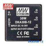 Mean Well DKA30B-12 DC-DC Converter - 30W - 18~36V in ±12V out 1.25A - PHOTO 2