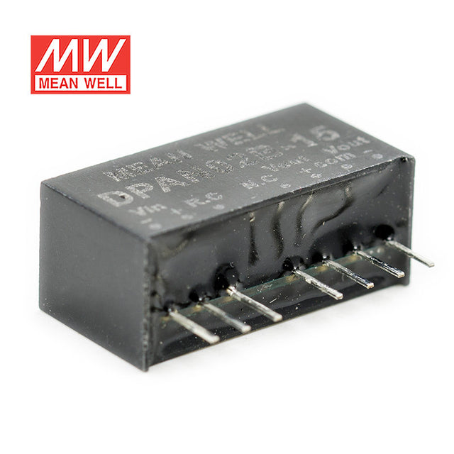 Mean Well DPAN02B-15 DC-DC Converter - 2W - 18~36V in ±15V out 67mA