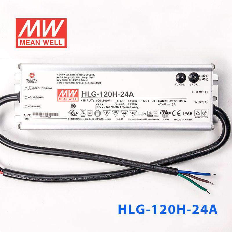 Mean Well HLG-120H-24A Power Supply 120W 24V - Adjustable 5A - PHOTO 2