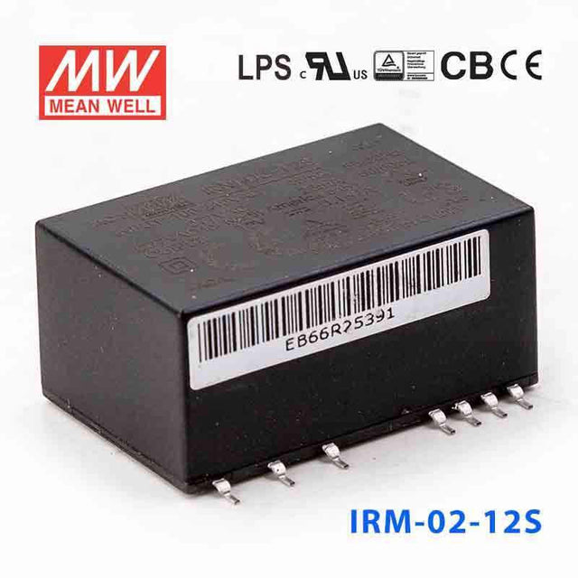 Mean Well IRM-02-12S Switching Power Supply 2W 12V 167mA - Encapsulated