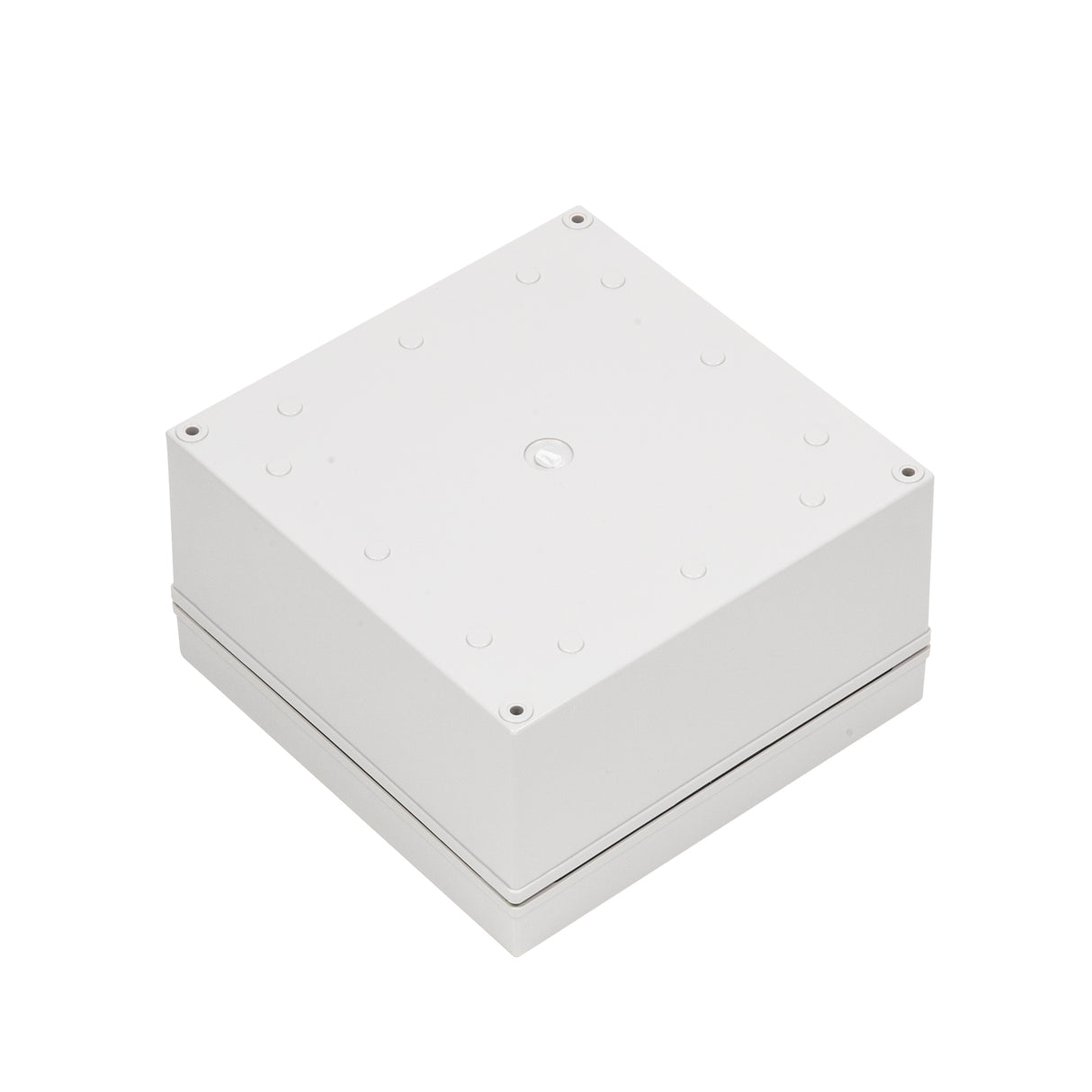 Boxco M-Series 7.09 x 7.09 x 3.94 Inches(180 x 180 x 100mm) Plastic Enclosure, IP67, IK08, ABS, Grey Cover, Screw Type - PHOTO 2