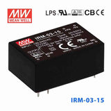 Mean Well IRM-03-15 Switching Power Supply 3W 15V 200mA - Encapsulated