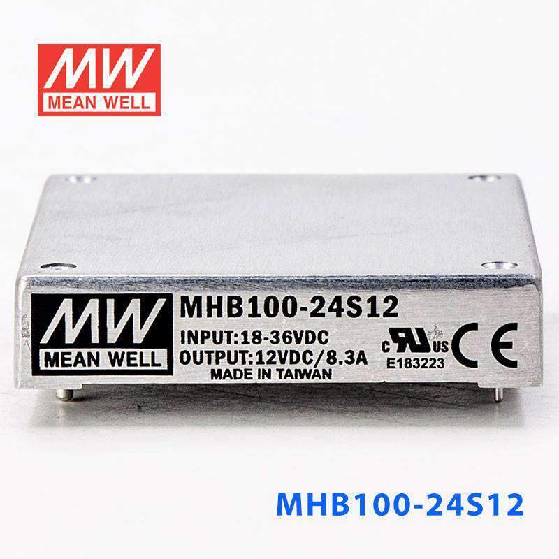 Mean Well MHB100-24S12 DC-DC Converter - 100W - 18~36V in 12V out 8.3A - PHOTO 2