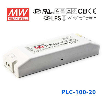 Mean Well PLC-100-20 Power Supply 100W 20V - PFC 4.8A