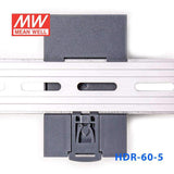Mean Well HDR-60-5 Ultra Slim Step Shape Power Supply 60W 5V 6.5A - DIN Rail - PHOTO 4