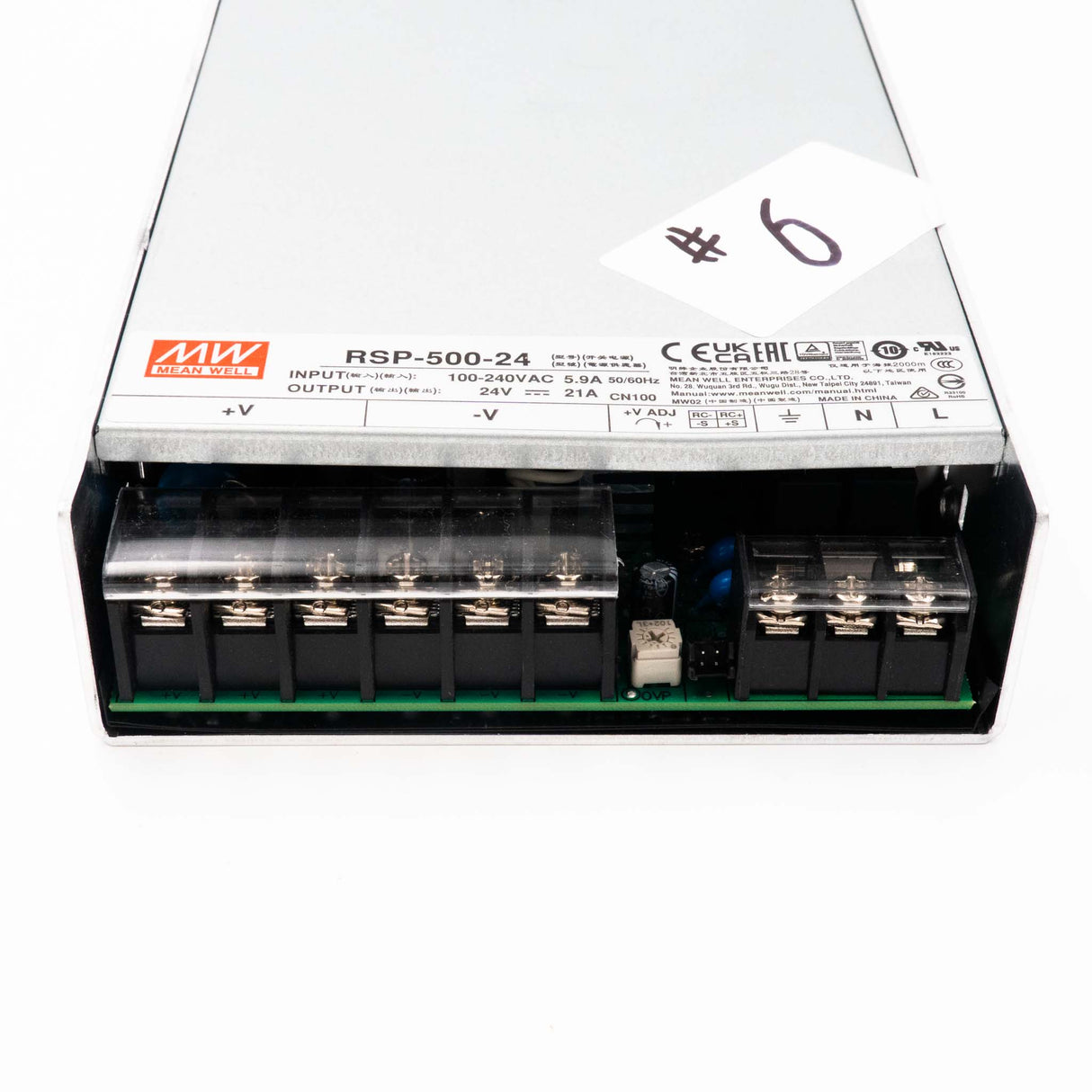 Mean Well RSP-500-24 Power Supply 500W 24V - Open Box