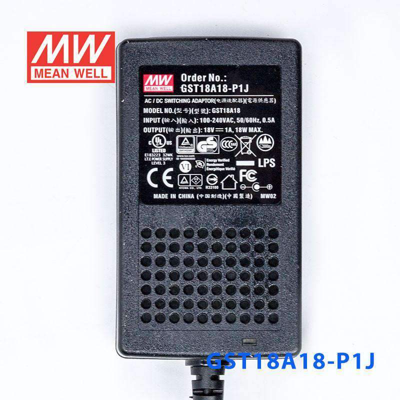 Mean Well GST18A18-P1J Power Supply 18W 18V - PHOTO 2