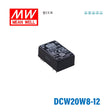 Mean Well DCW20W8-12 DC-DC Converter - 20W 9~75V DC in ±12V out