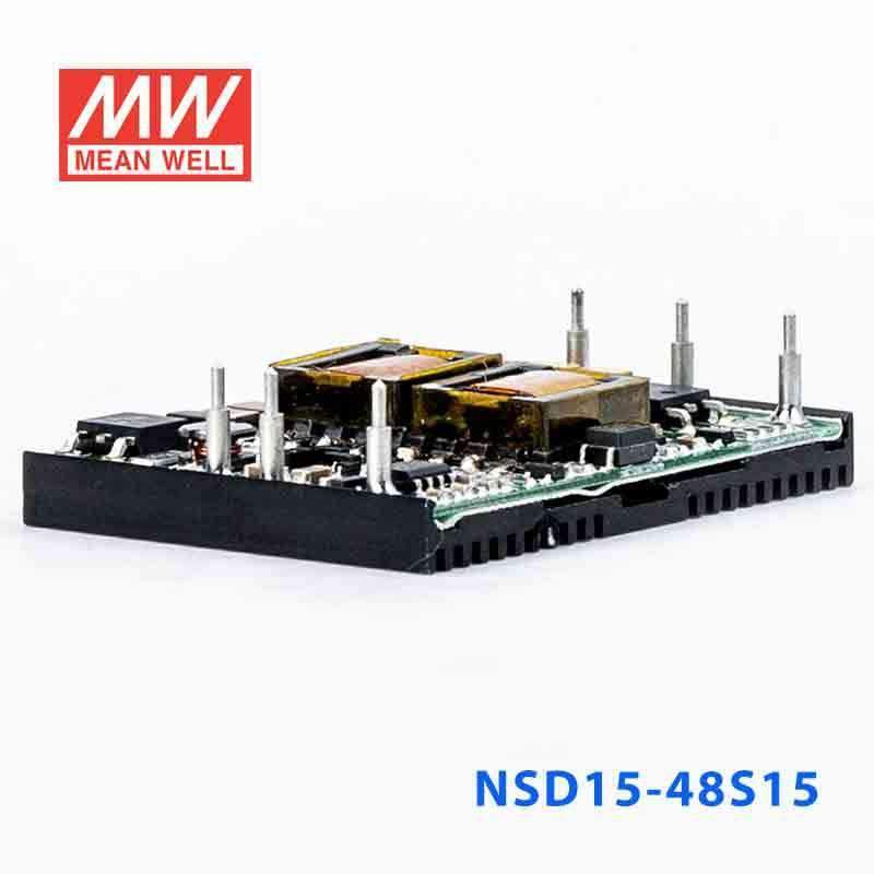 Mean Well NSD15-48S15 DC-DC Converter - 15W - 18~72V in 15V out 1A - PHOTO 3