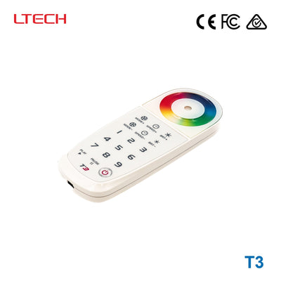 Ltech T3 Wireless RF Single-zone Remote - RGB