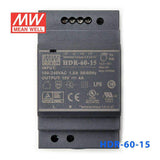 Mean Well HDR-60-15 Ultra Slim Step Shape Power Supply 60W 15V - DIN Rail - PHOTO 2