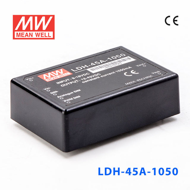 Mean Well LDH-45A-1050 DC/DC LED Driver CC 1050mA - Step-up