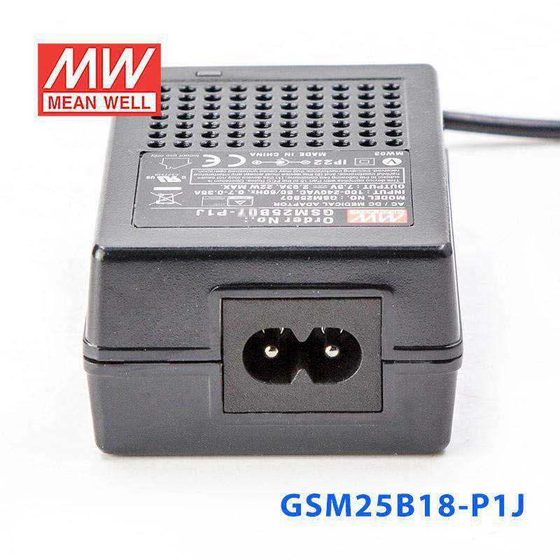 Mean Well GSM25B18-P1J Power Supply 25W 18V 1.38A - PHOTO 3