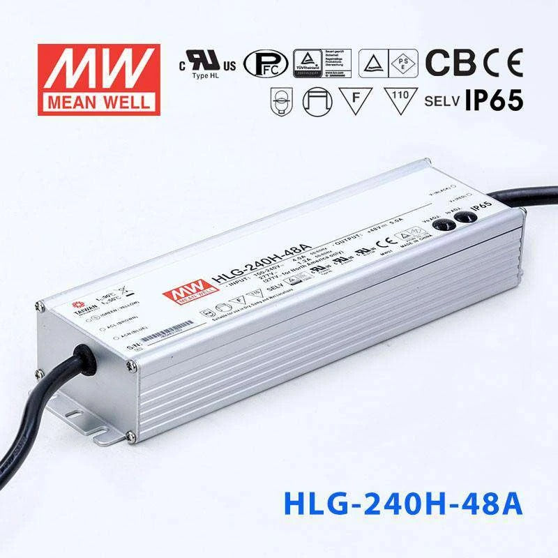 Mean Well HLG-240H-48A Power Supply 240W 48V - Adjustable