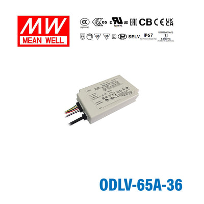 Mean Well ODLV-65A-36 Power Supply 65W 36V (Auxiliary DC output) 1.8A