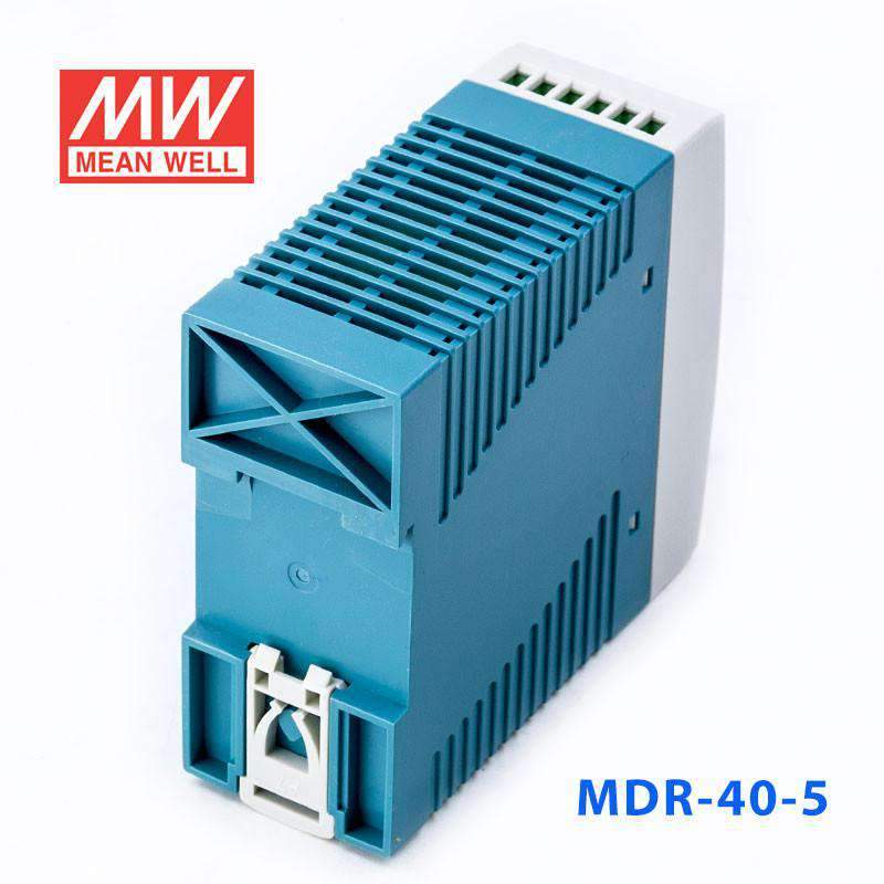 Mean Well MDR-40-5 Single Output Industrial Power Supply 40W 5V - DIN Rail - PHOTO 3