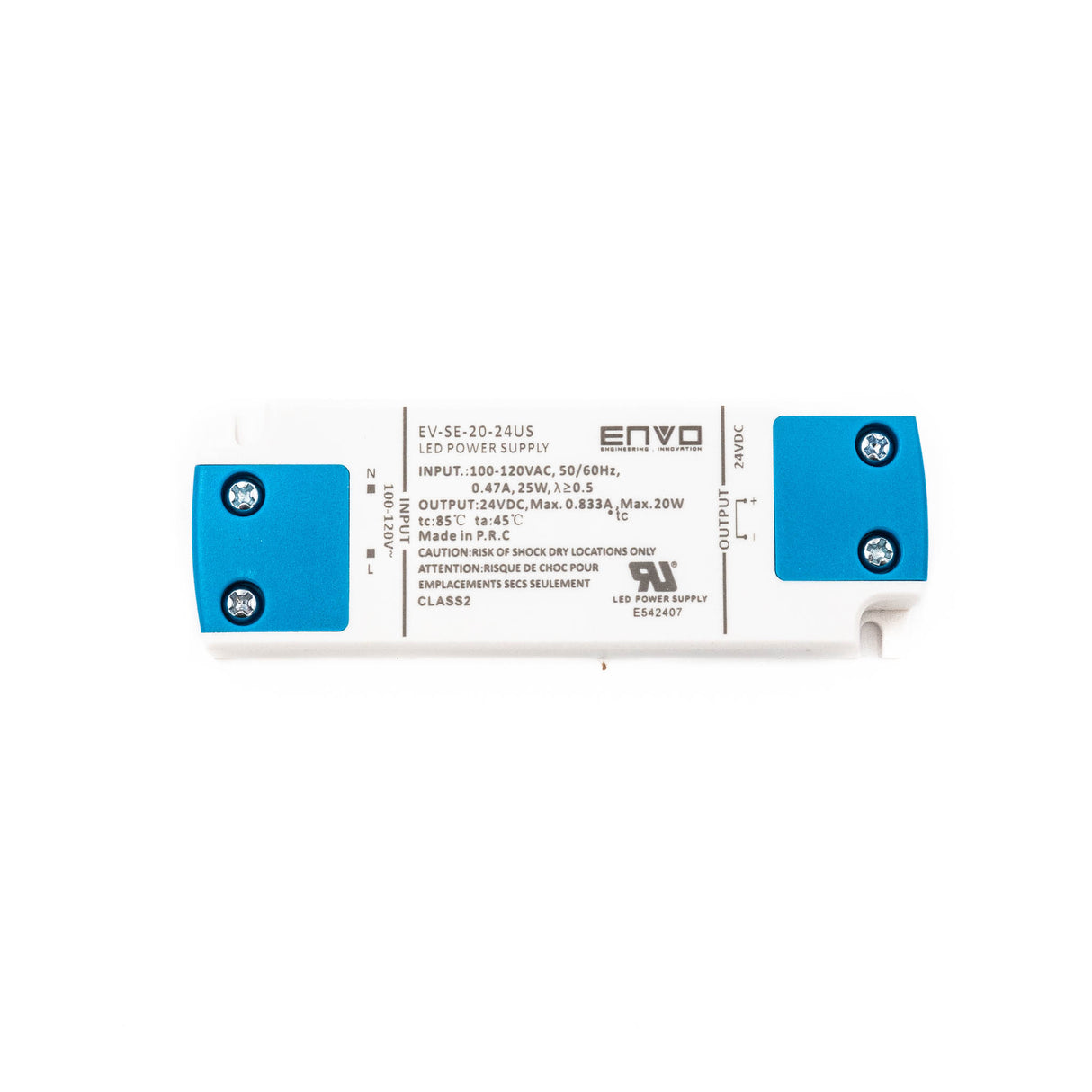 ENVO EV-SE-20-24US LED Driver 20W 24V 833mA - PHOTO 1