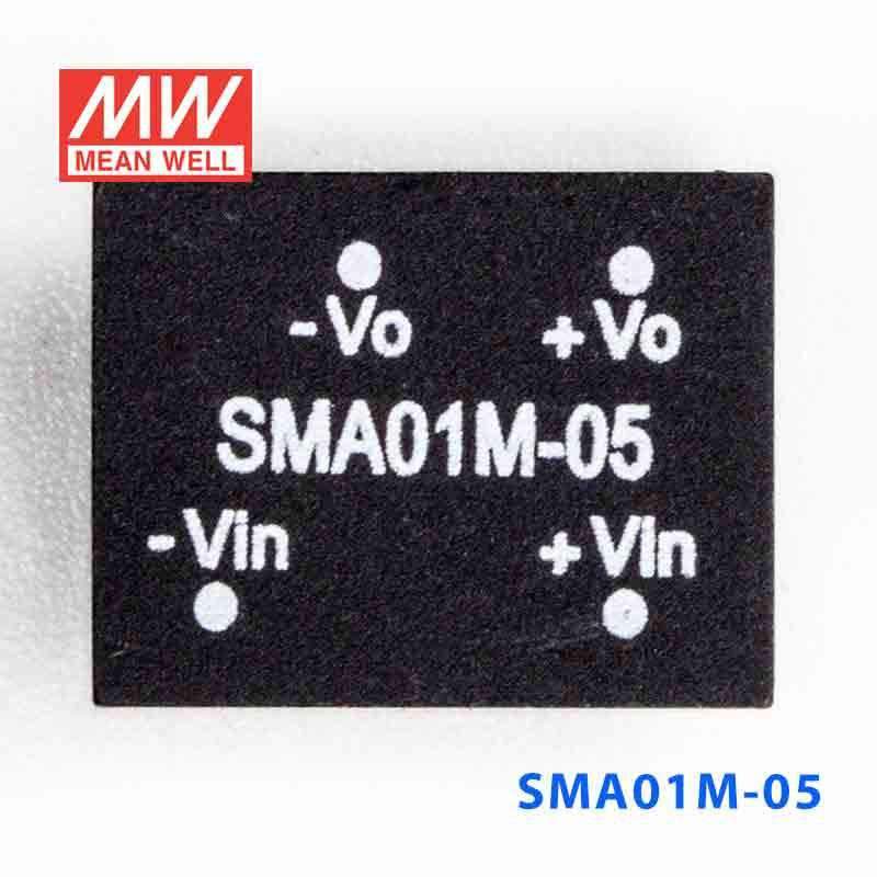 Mean Well SMA01M-05 DC-DC Converter - 1W - 10.8~13.2V in 5V out 200mA - PHOTO 2