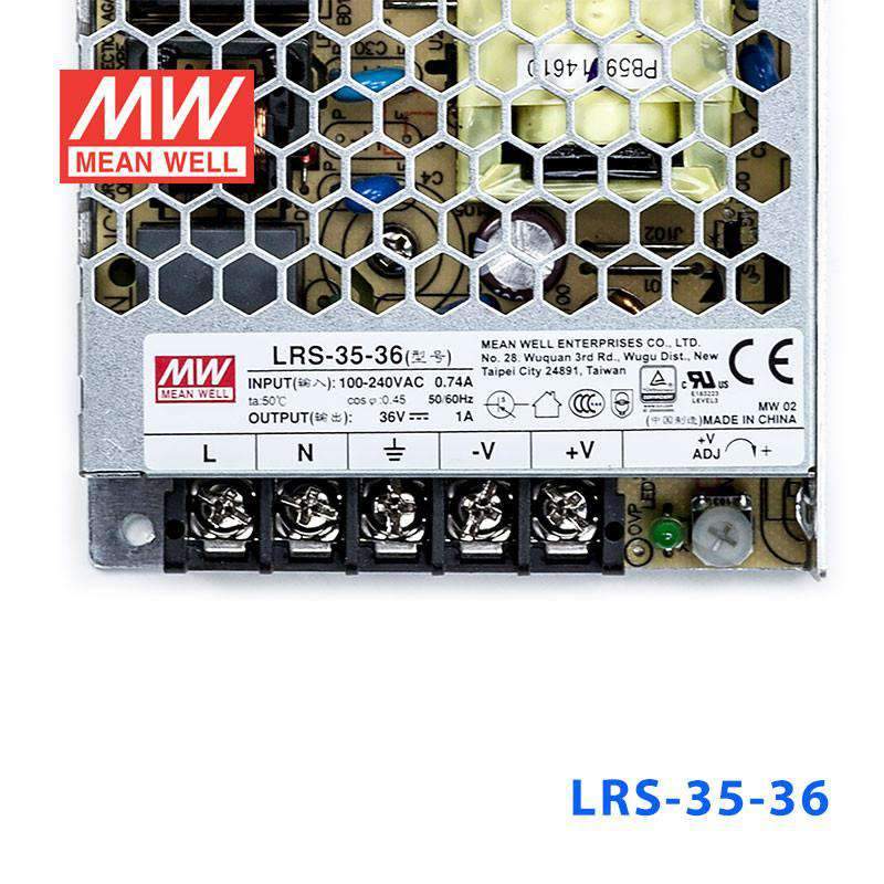 Mean Well LRS-35-36 Power Supply 35W 36V - PHOTO 2