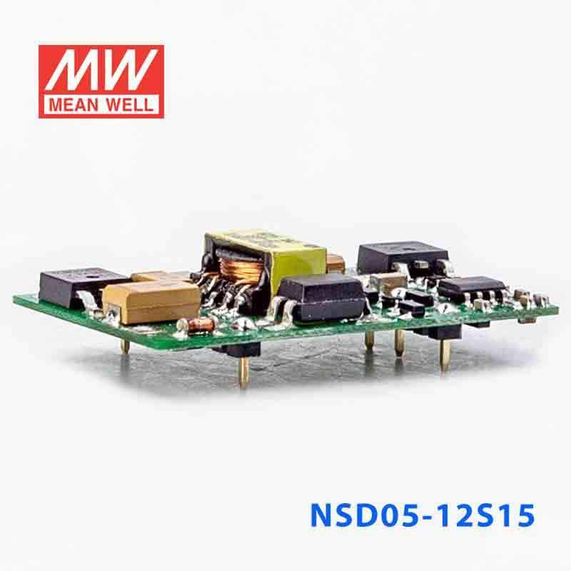 Mean Well NSD05-12S15 DC-DC Converter - 4.95W - 9.2~36V in 15V out 333mA - PHOTO 3