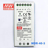 Mean Well MDR-40-5 Single Output Industrial Power Supply 40W 5V - DIN Rail - PHOTO 2