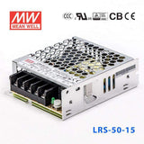 Mean Well LRS-50-15 Power Supply 50W 15V 3.4A