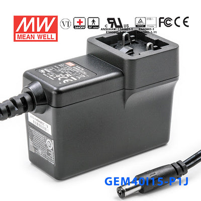 Mean Well GEM40I15-P1J Power Supply 40W 15V 2.66A