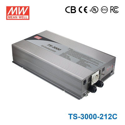 Mean Well TS-3000-212C True Sine Wave 3000W 230V 300A - DC-AC Power Inverter