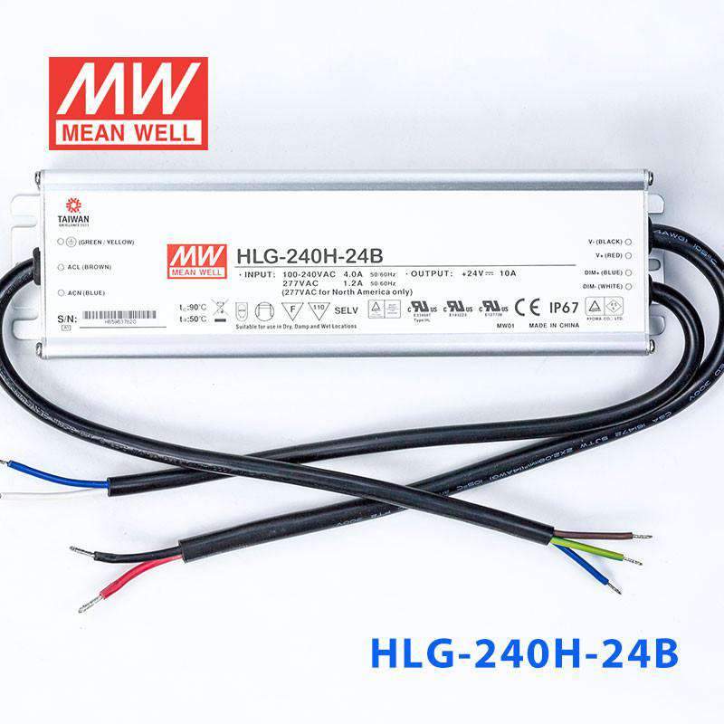 Mean Well HLG-240H-24B Power Supply 240W 24V- Dimmable - PHOTO 2