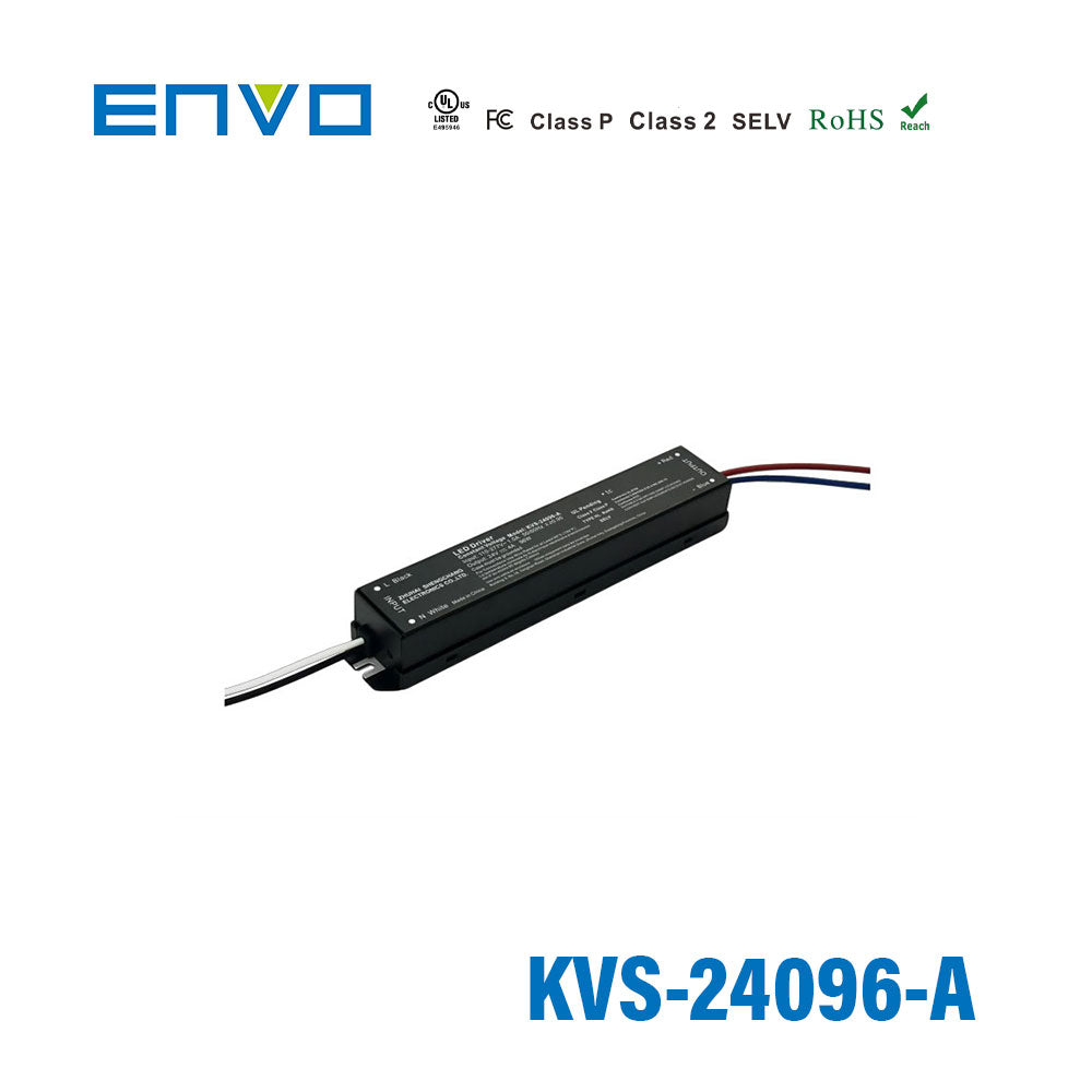 ENVO KVS-24096-A 96W 24V Non-Dimmable LED Driver 4A