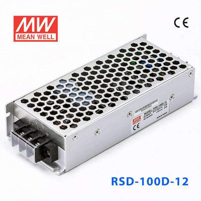 Mean Well RSD-100D-12 DC-DC Converter - 100.8W - 67.2~143V in 12V out 8.4A