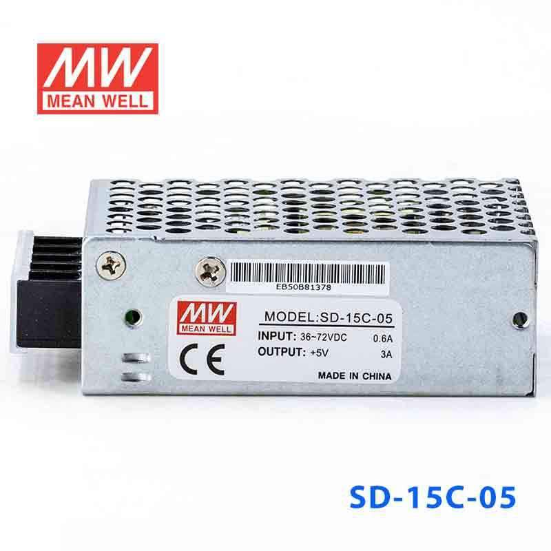 Mean Well SD-15C-5 DC-DC Converter - 15W - 36~72V in 5V out 3A - PHOTO 2