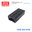 Mean Well NPB-360-24TB Battery Charger 360W 24V Terminal Block 12A