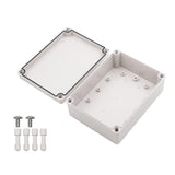 Boxco S-Series 5.91 x 7.87 x 2.95 Inches(150x200x75mm) Plastic Enclosure, IP67, IK08, ABS, Grey Cover, Screw Type - PHOTO 1