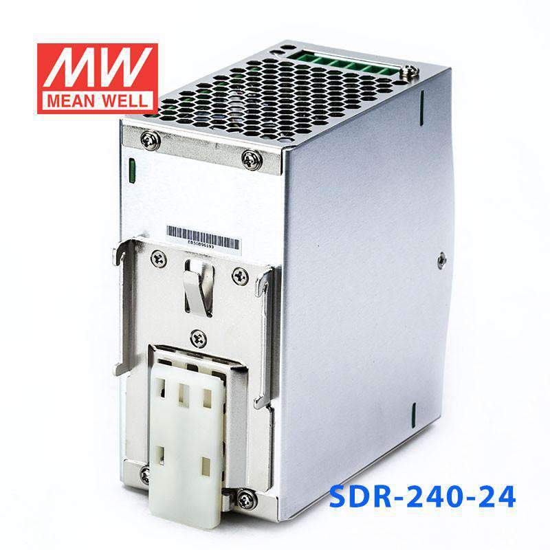 Mean Well SDR-240-24 Single Output Industrial Power Supply 240W 24V - DIN Rail - PHOTO 3