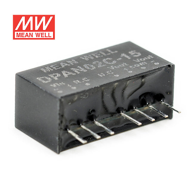 Mean Well DPAN02C-15 DC-DC Converter - 2W - 36~75V in ±15V out 67mA
