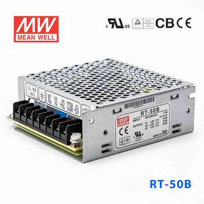 Mean Well RT-50B Power Supply 50W 5V 12V -12V 4A