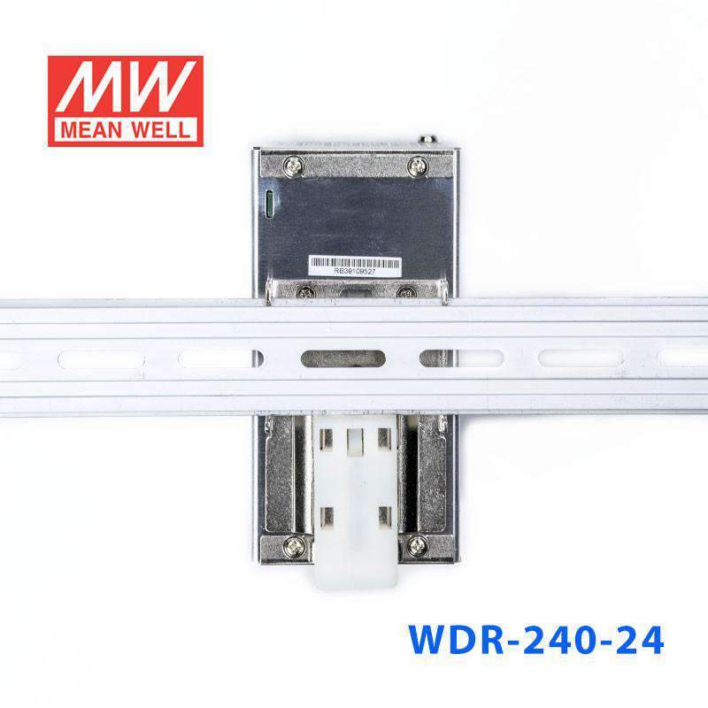 Mean Well WDR-240-24 Single Output Industrial Power Supply 240W 24V 10A - DIN Rail - PHOTO 4