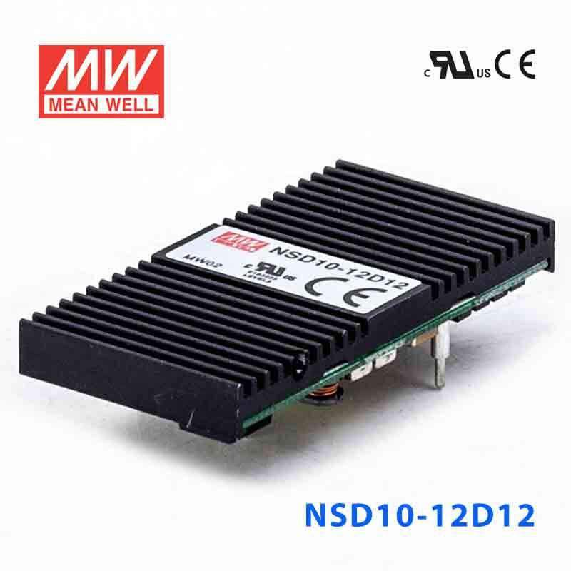 Mean Well NSD10-12D12 DC-DC Converter - 10.8W - 9.8~36V in ±12V out