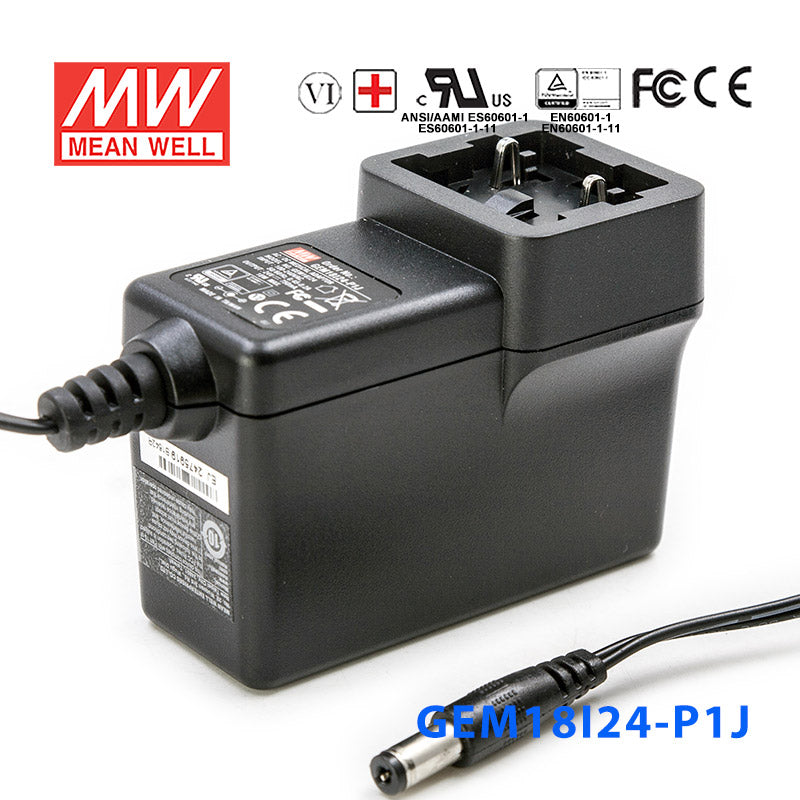 Mean Well GEM18I24-P1J Power Supply 18W 24V