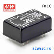 Mean Well SCW12C-15 DC-DC Converter - 12W 36~72V DC in 15V out 800mA