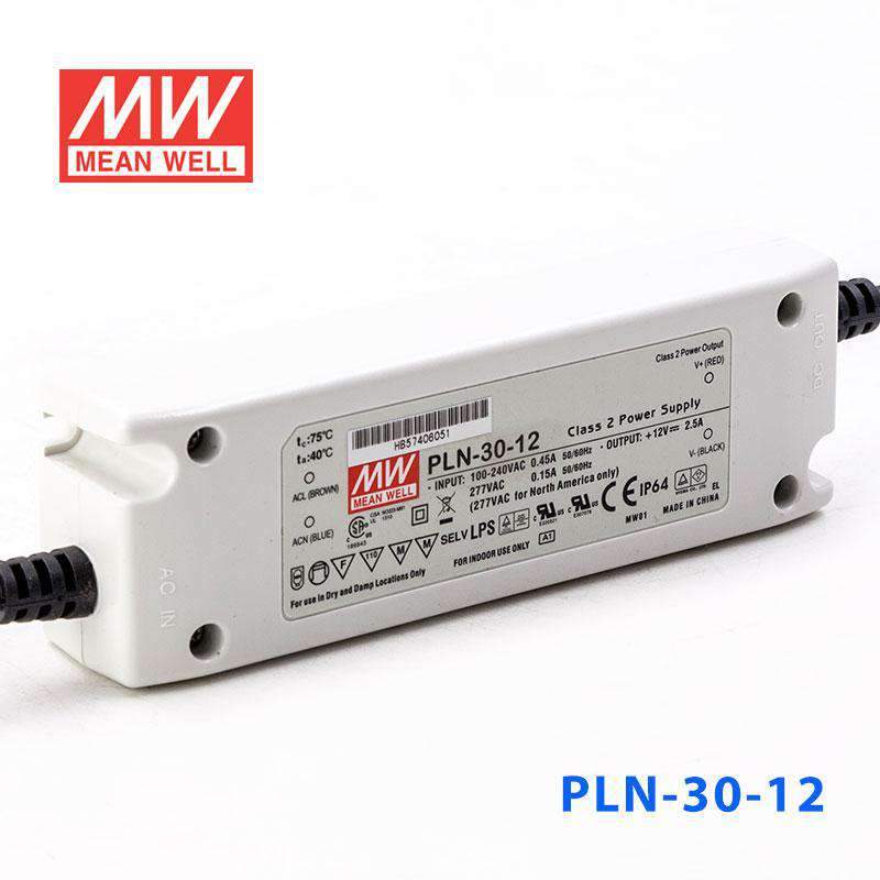 Mean Well PLN-30-12 Power Supply 30W 12V - IP64 2.5A - PHOTO 1