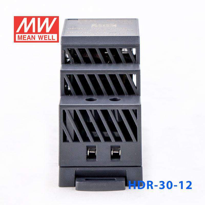Mean Well HDR-30-12 Ultra Slim Step Shape Power Supply 30W 12V 2A - DIN Rail - PHOTO 4
