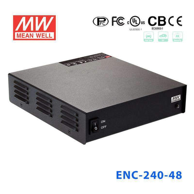 Mean Well ENC-240-48 Desktop Type Chargers 240W 57.6V 4A - 3-stage programmable charger