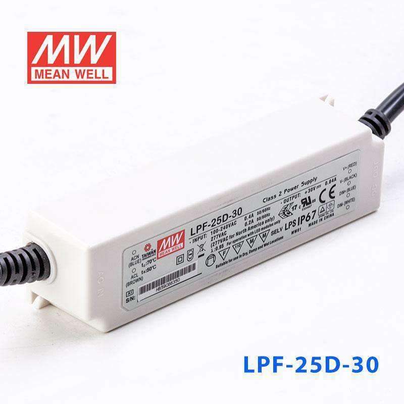 Mean Well LPF-25D-30 Power Supply 25W 30V - Dimmable - PHOTO 1