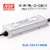 Mean Well ELG-150-C1400B Power Supply 150W 1400mA - Dimmable