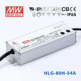 Mean Well HLG-80H-54A Power Supply 80W 54V - Adjustable